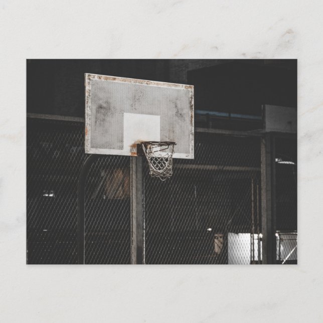 Cartão Postal Lindo Design de Basquete (Frente)