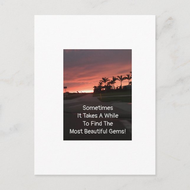 Cartão Postal Lindos Gems (Frente)