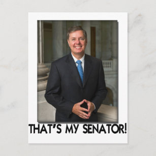 Cartão Postal Lindsey Graham, é o meu senador!