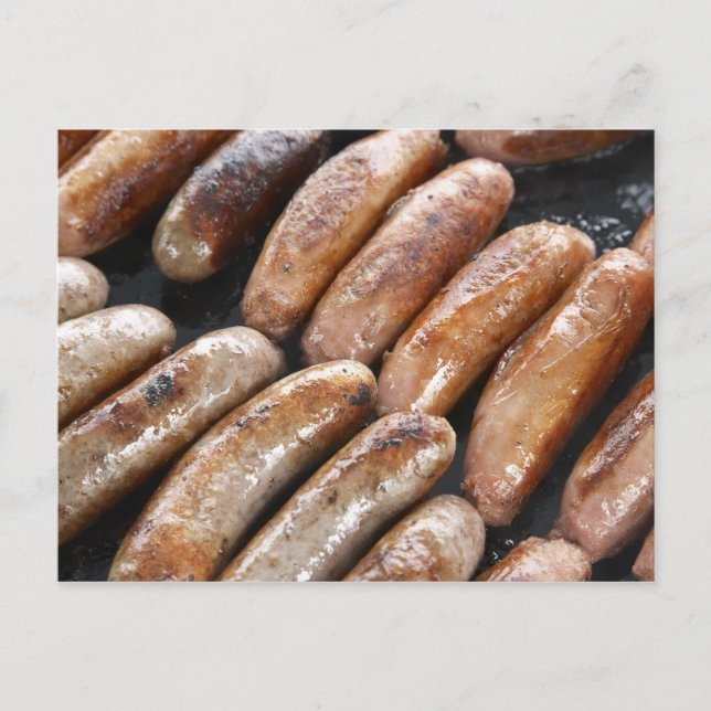 Cartão Postal Linguiças na Churrasqueira (Frente)