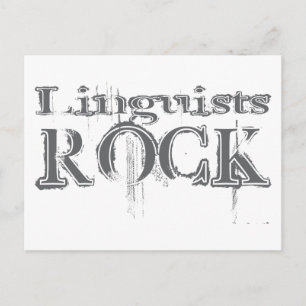 Cartão Postal Linguistas Rock