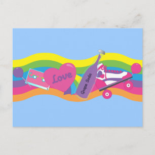 Cartão Postal Linha de anos 80