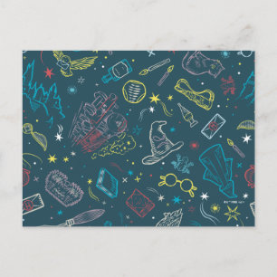 Cartão Postal Linha de Arte de Artefatos HARRY POTTER™