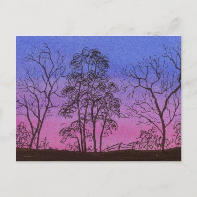 Cartão Postal Linha de Cerca Antiga (Frente)