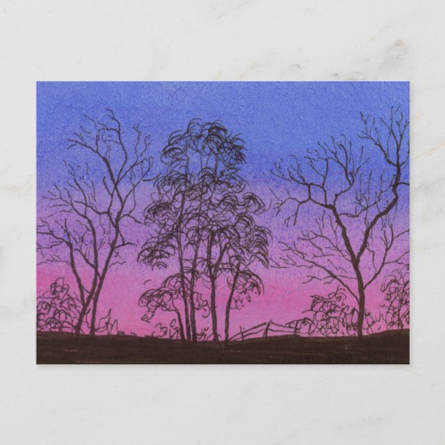 Cartão Postal Linha de Cerca Antiga (Frente)