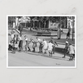 Cartão Postal Linha de Rastreamento do Cilindro