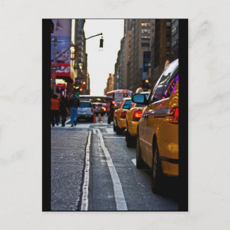 Cartão Postal Linha de Táxi em NYC