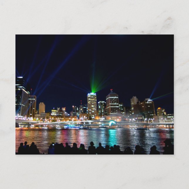 Cartão Postal Linha do horizonte Brisbane (Frente)