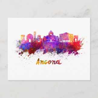Cartão Postal Linha do horizonte de Ancona