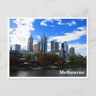 Cartão Postal linha do horizonte melbourne