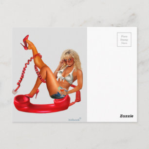 CARTÃO POSTAL LINHA QUENTE