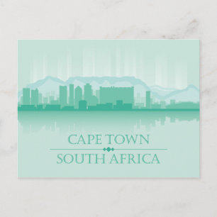 Cartão Postal Linha Skyline da Cidade   Cidade do Cabo, África