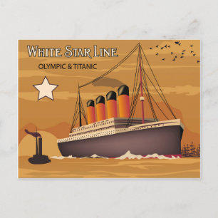 Cartão Postal Linha White Star, Olimpiadas e navio de alto mar T