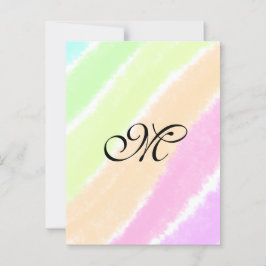 Cartão Postal Linhas de cores do stripper do arco-íris adicionam