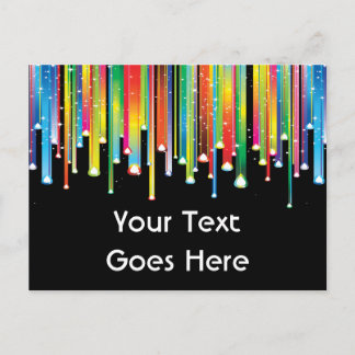 Cartão Postal Linhas de Separação do Cartão-Postal