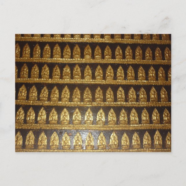 Cartão Postal linhas luang buddha (Frente)