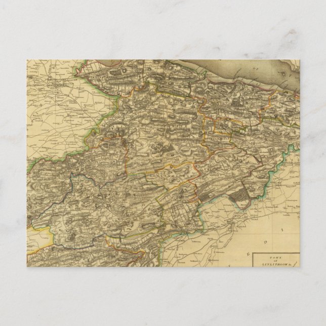 Cartão Postal Linlithgowshire (Frente)