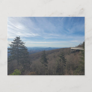 Cartão Postal Linn Cove Viaduct Mountain Blue Vista