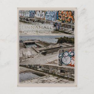 Cartão Postal Linnahall em Tallinn, Estônia CC0221