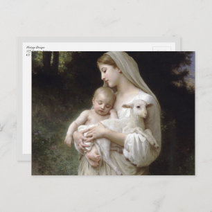 Cartão Postal L'Innocence, William-Adolphe Bouguereau