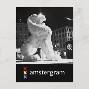 Cartão Postal Lion Amsterdam