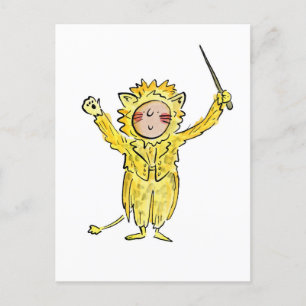 Cartão Postal Lion Maestro