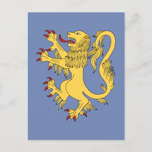 Cartão Postal Lion Rampant (Frente)