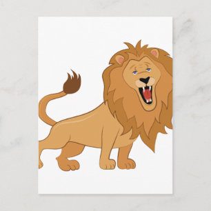 Cartão Postal Lion Roar