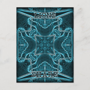 Cartão Postal Lion wits