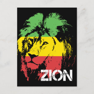 Cartão Postal Lion Zion