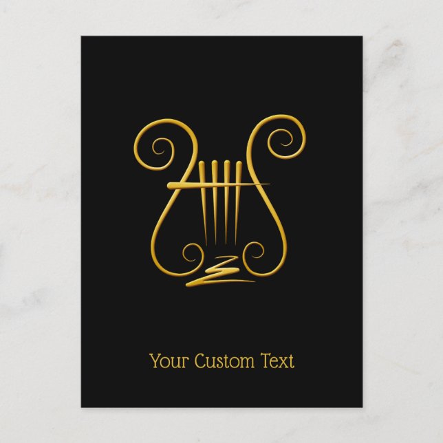 Cartão Postal Lira Dourada (Frente)