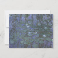 Lírios Aquáticos Azuis Monet
