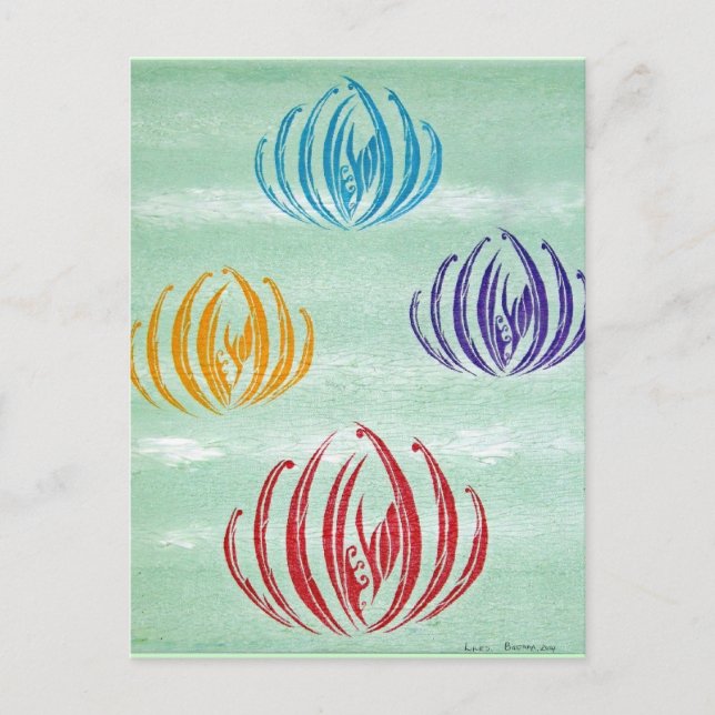 Cartão Postal Lírios, Bidjara 2007 (Frente)