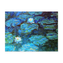 Lírios-d'água (azul) de Claude Monet