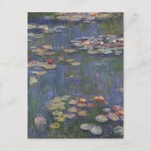 Cartão Postal Lírios d'água de Claude Monet