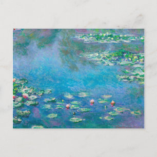 Cartão Postal Lírios d'água de Claude Monet