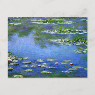 Cartão Postal Lírios d'água de Claude Monet
