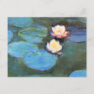 Cartão Postal Lírios de Água famosos de Monet, 1897-1899,