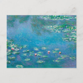 Cartão Postal Lírios De Água Monet De Ephemera Floral