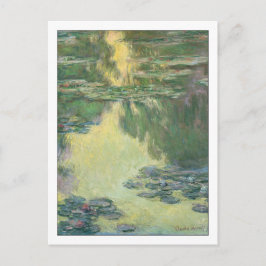 Cartão Postal Lírios de água por Monet