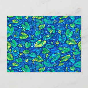 Cartão Postal Lírios de Vaca, Lírio de Lagoa Sputterdock Padrão 