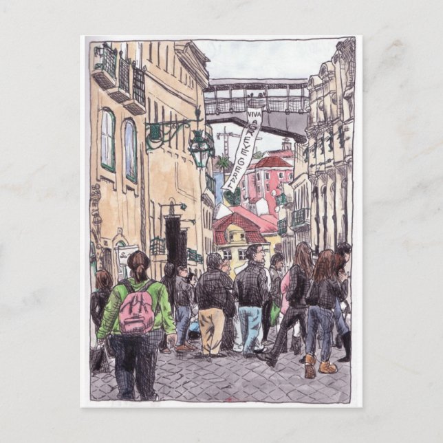 Cartão Postal Lisboa (Frente)