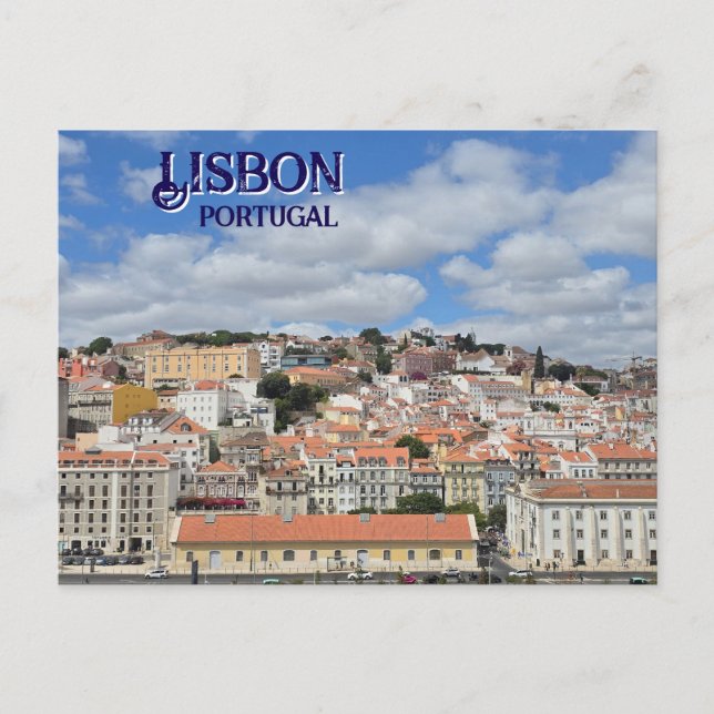 Cartão postal Lisboa Portugal (Frente)