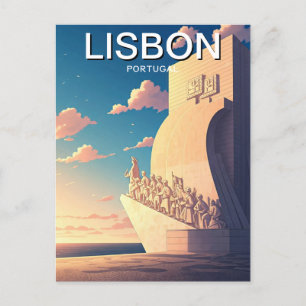 Cartão Postal Lisboa Portugal Monumento das Descobertas