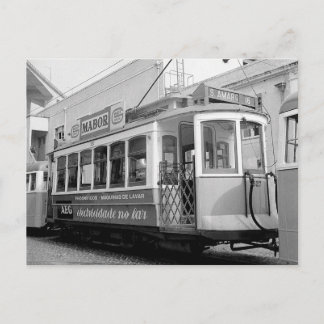 Cartão postal Lisboa Portugal Tram 1969