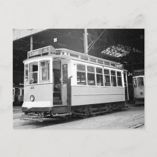 Cartão postal Lisboa Portugal Tram 1969