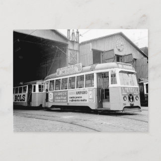 Cartão postal Lisboa Portugal Tram 1969