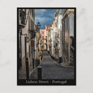 Cartão Postal Lisboa Street, Portugal