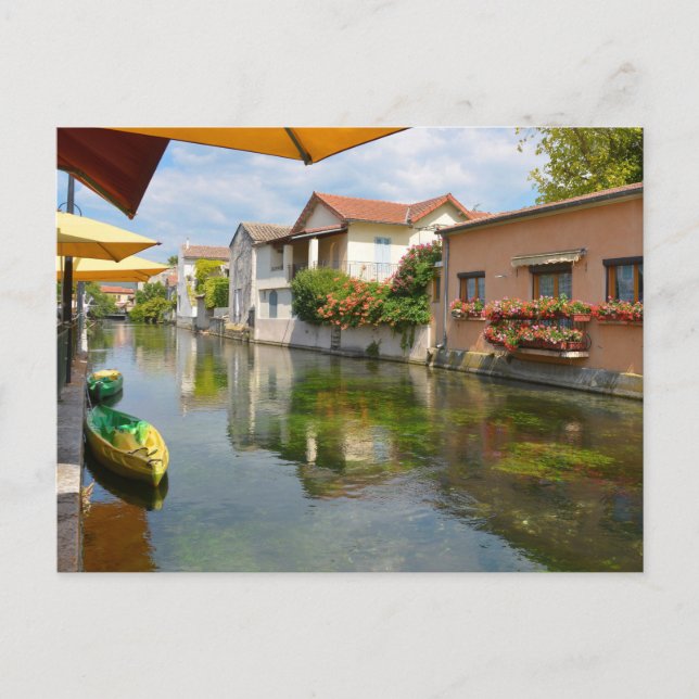 Cartão Postal L'Isle sur la Sorgue em França (Frente)