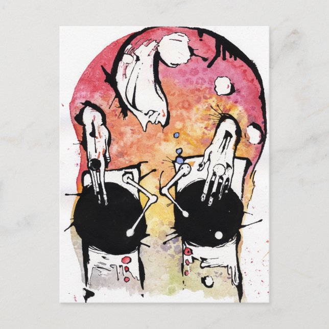 Cartão Postal lista de turnos (Frente)